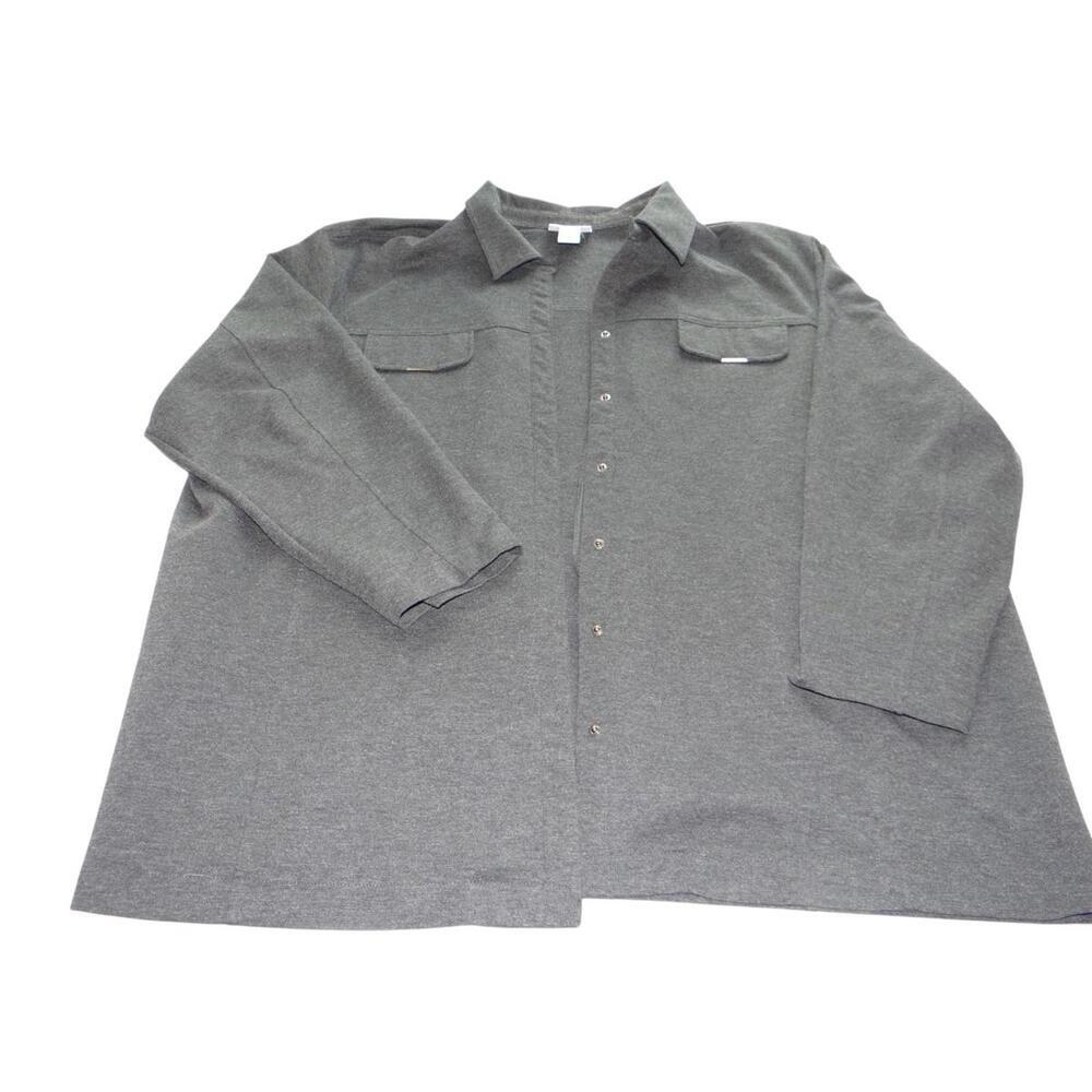 Avenue Men's Gray‎ Button-Up Outerwear Jacket Size 30/32